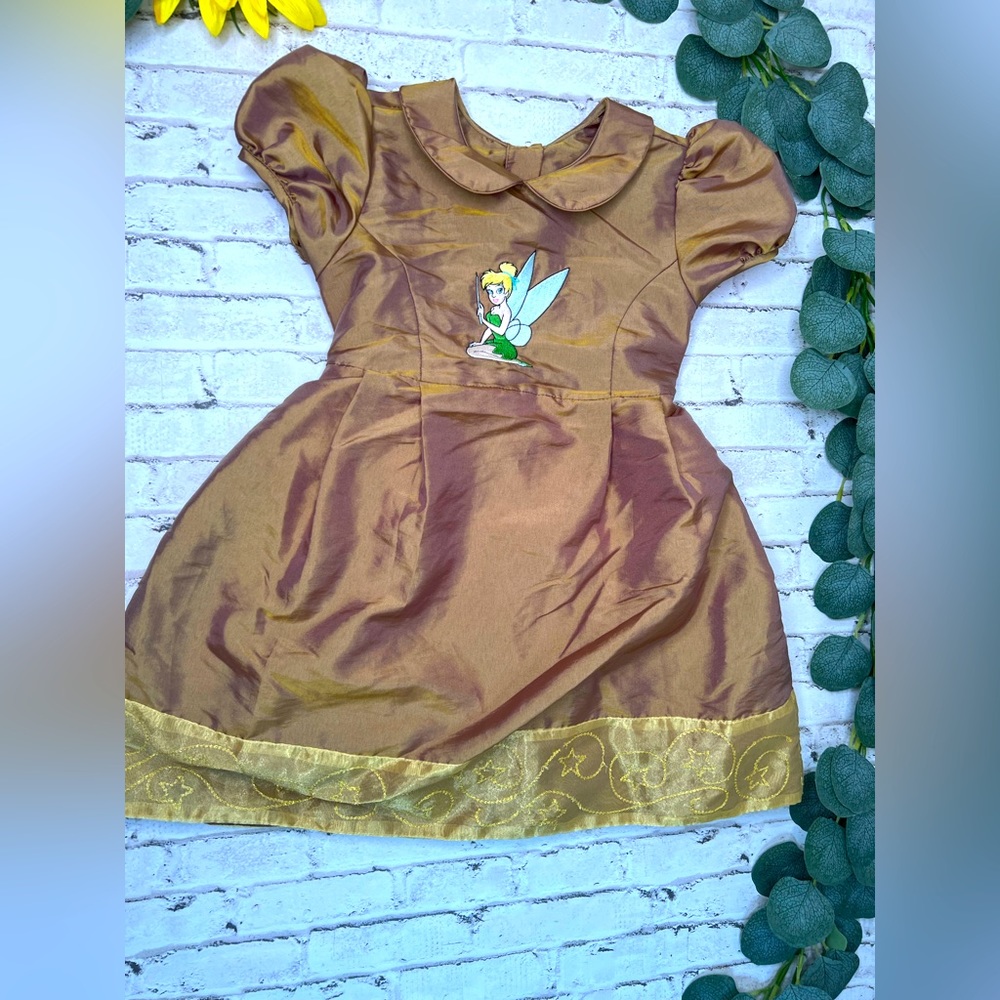 Disney Store Tinkerbell Green Dress 4T